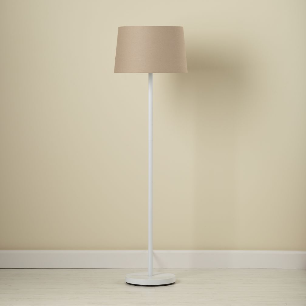 Khaki Floor Shade and White Base