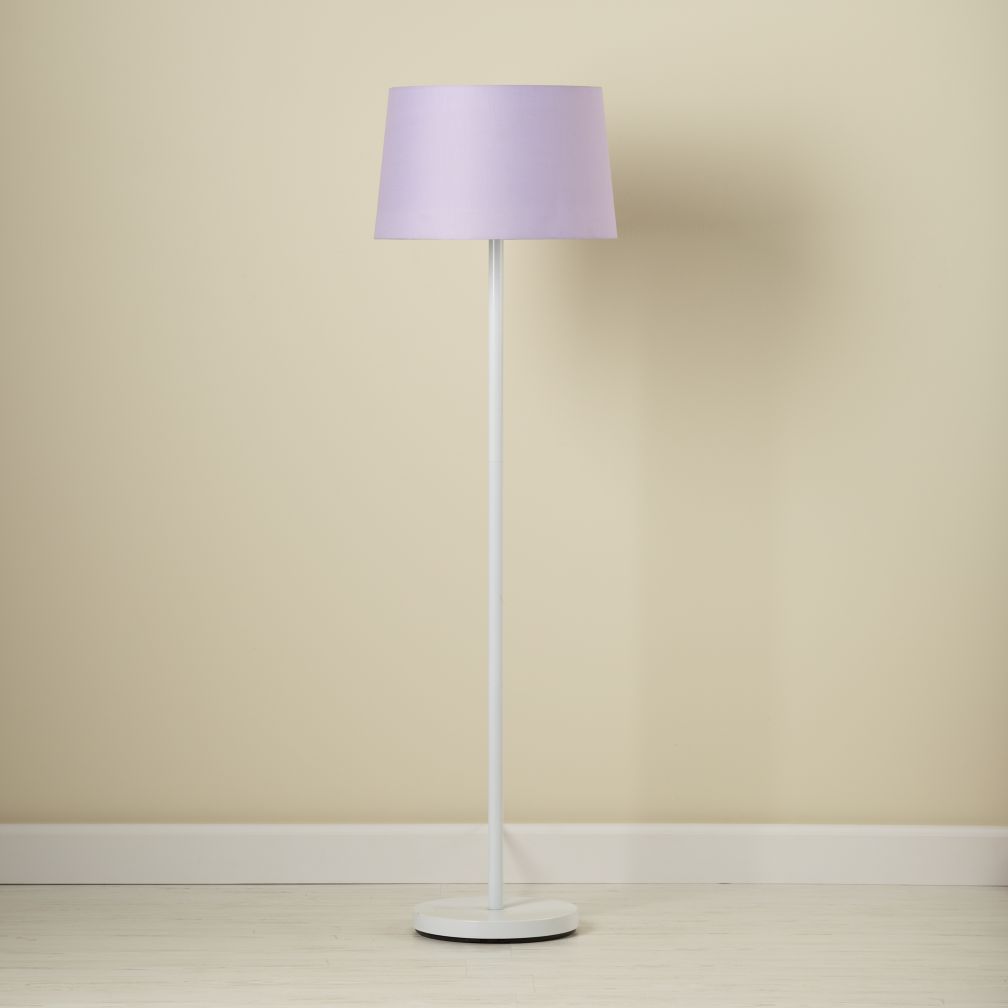 Lavender Floor Shade (Shown with White Base)