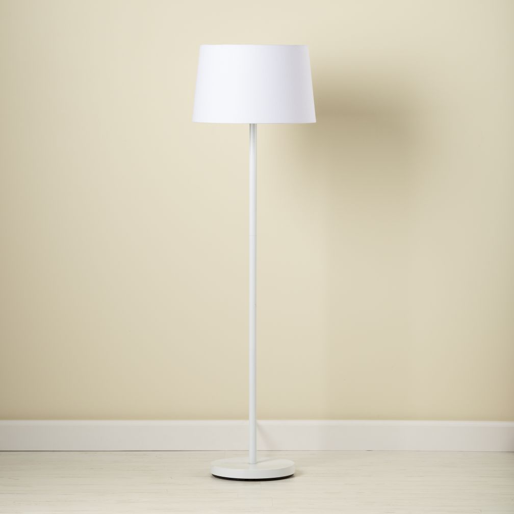 White Floor Shade and White Base