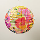 Fresh Cut Flowers Paper Lantern