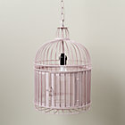 Pink Like a Bird in a Cage Pendant Lamp