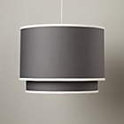 Grey Double Pendant Lamp