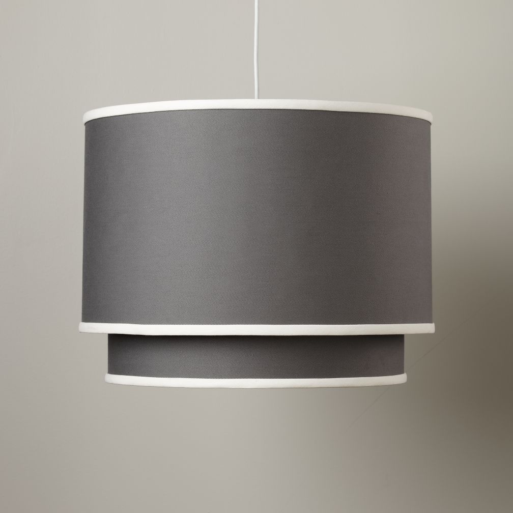 Double Pendant Ceiling Lamp (Grey)