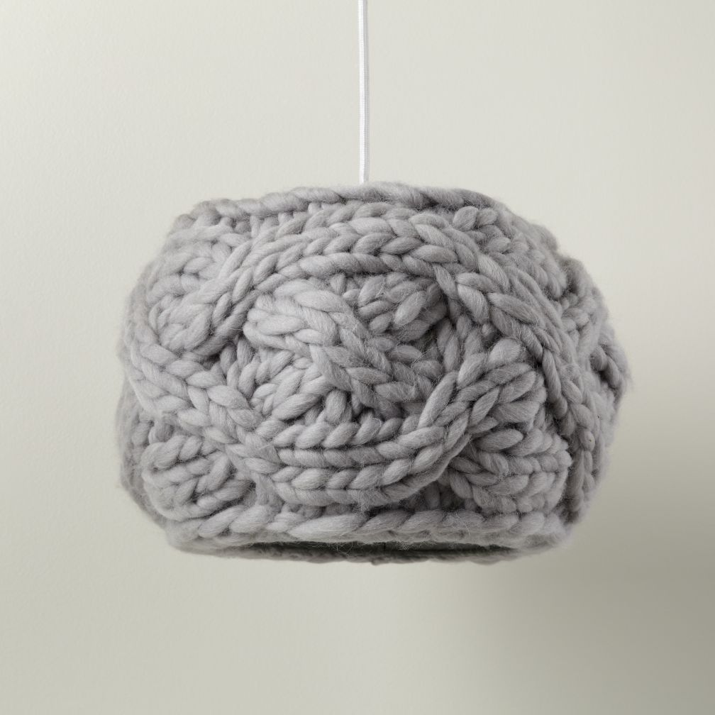 Cardigan Pendant Lampshade (Grey)