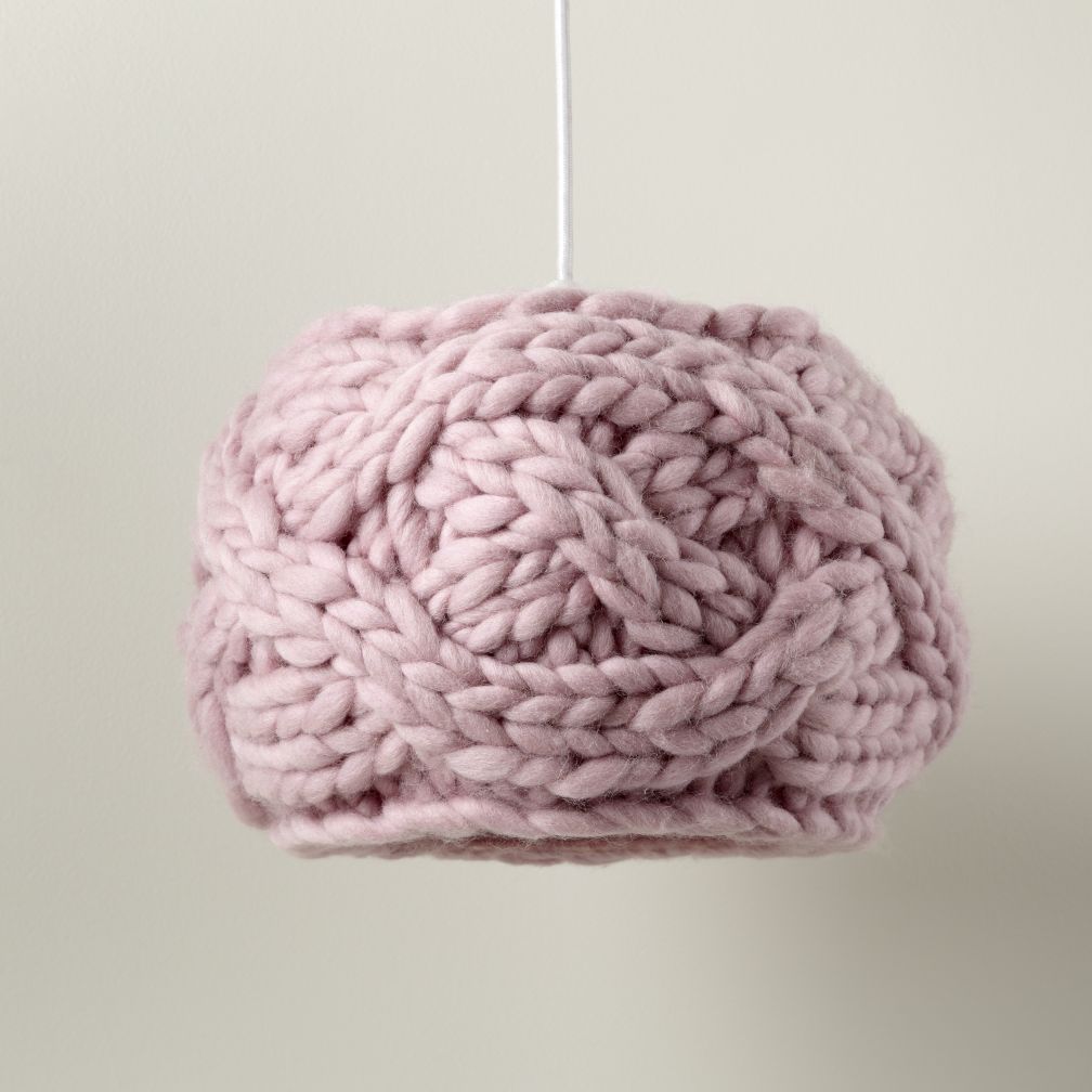 Cardigan Pendant Lampshade (Pink)