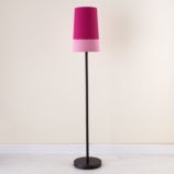 Lighten Up Pink Floor Shade (Shown with Graphite Base)