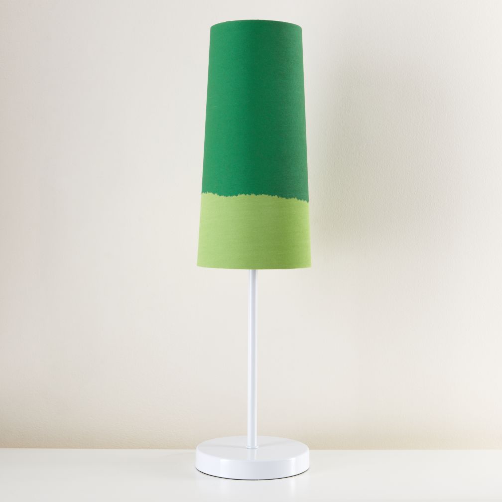 Lighten Up Green Table Shade (Shown with White Base)