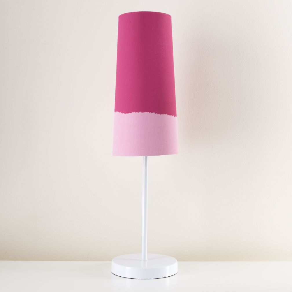 Lighten Up Pink Table Shade (Shown with White Base)