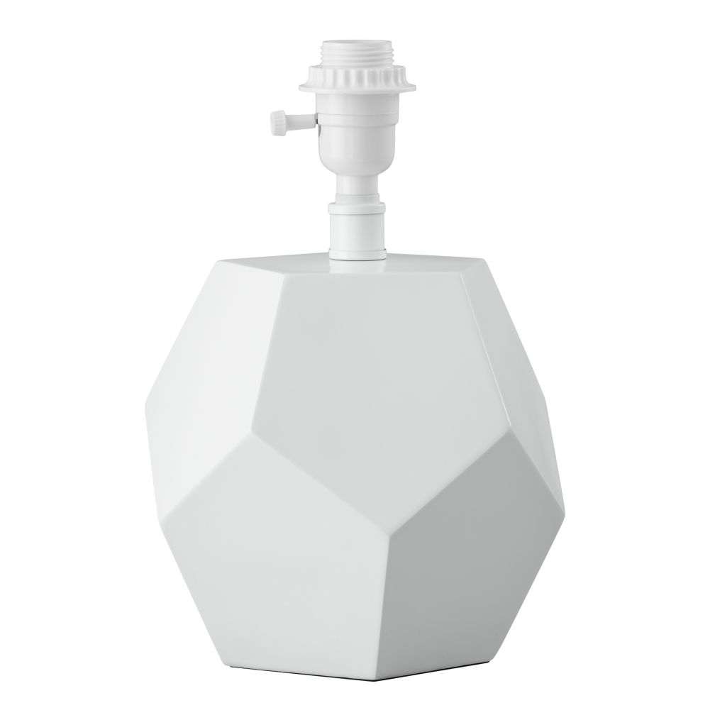 Between a Rock Lamp Base (White)