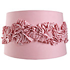 Pink Ruffled Floor Shade