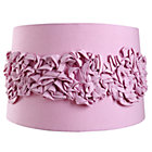 Purple Ruffled Floor Shade