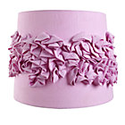 Purple Ruffled Table Shade