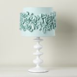 Ruffled and Ready Table Shade (Aqua)