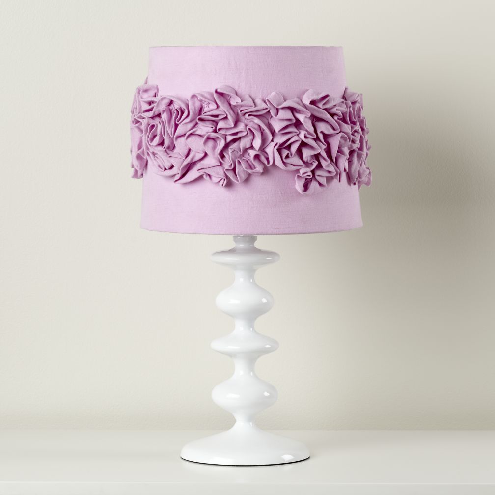 Ruffled and Ready Table Shade (Purple)