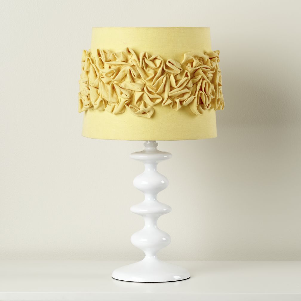 Ruffled and Ready Table Shade (Yellow)