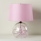 Crystal Ball Table Lamp (Pink)