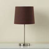 Chocolate Table Shade (Shown with Nickel Base)