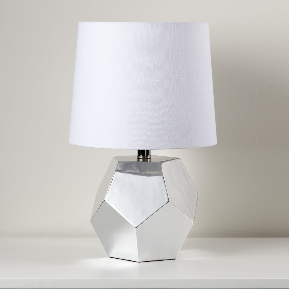 Between a Rock and a Lamp Base (Silver)