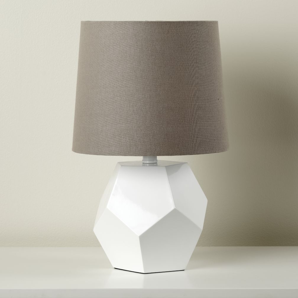 Between a Rock and a Lamp Base (White)