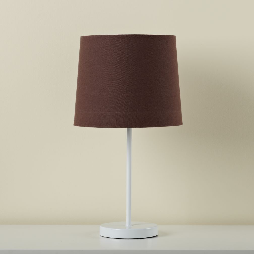 Chocolate Table Shade (Shown with White Base)