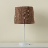 Woodgrain Table Shade (Shown with White Table Base)