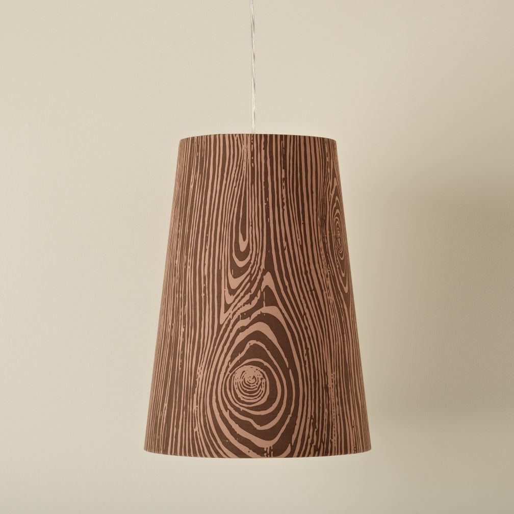 Woodgrain Pendant Lamp