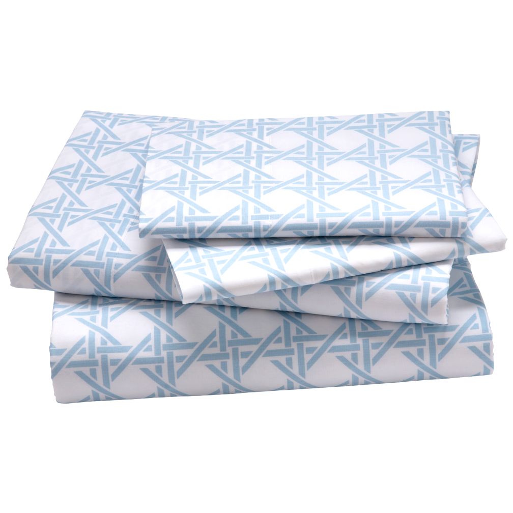 Lattice Sheet Set (Blue)