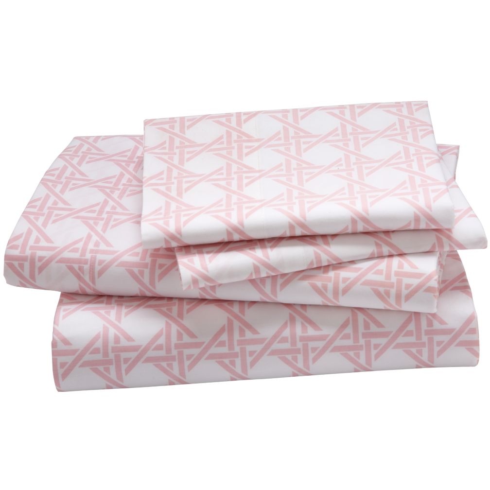 Lattice Sheet Set (Pink)