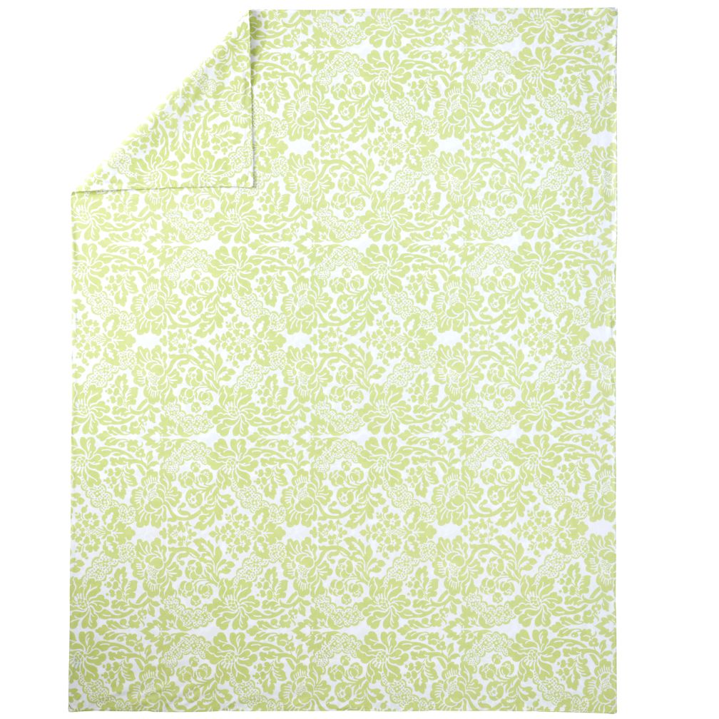 With a Flourish Green Duvet Cover (Full-Queen)