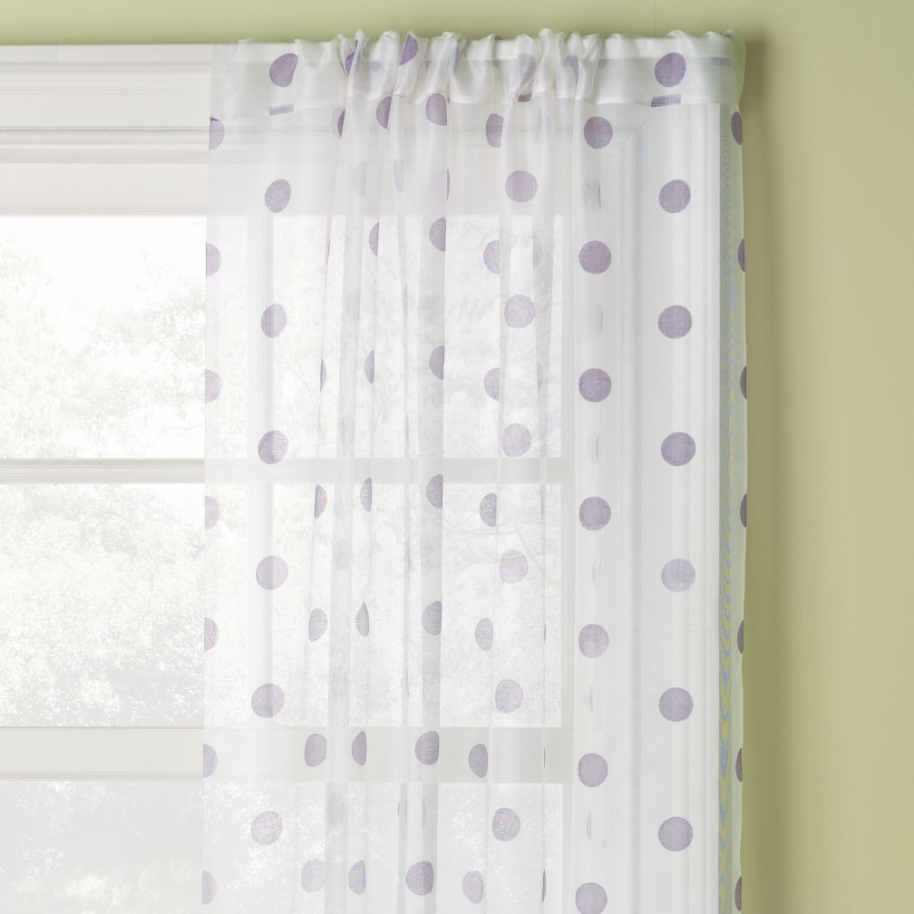 Dot Curtain Panels (Lavender)