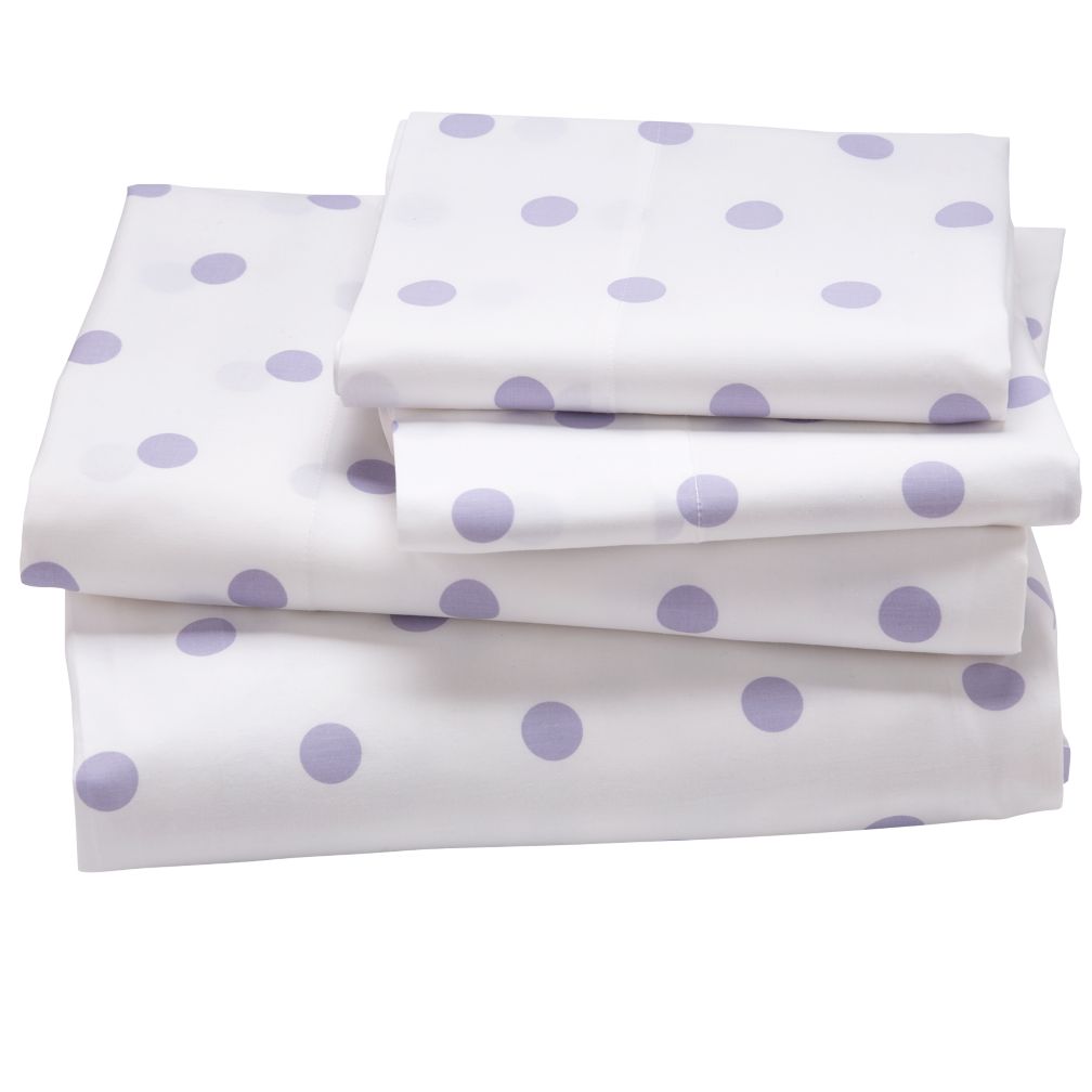 Pastel Dots Sheet Set (Lavender)
