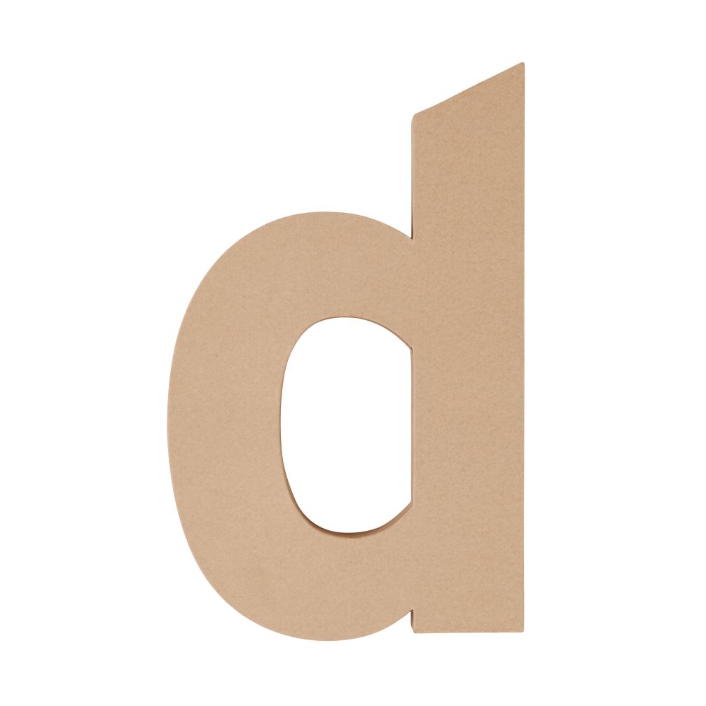 Large D Crafty Kraft Paper Letter