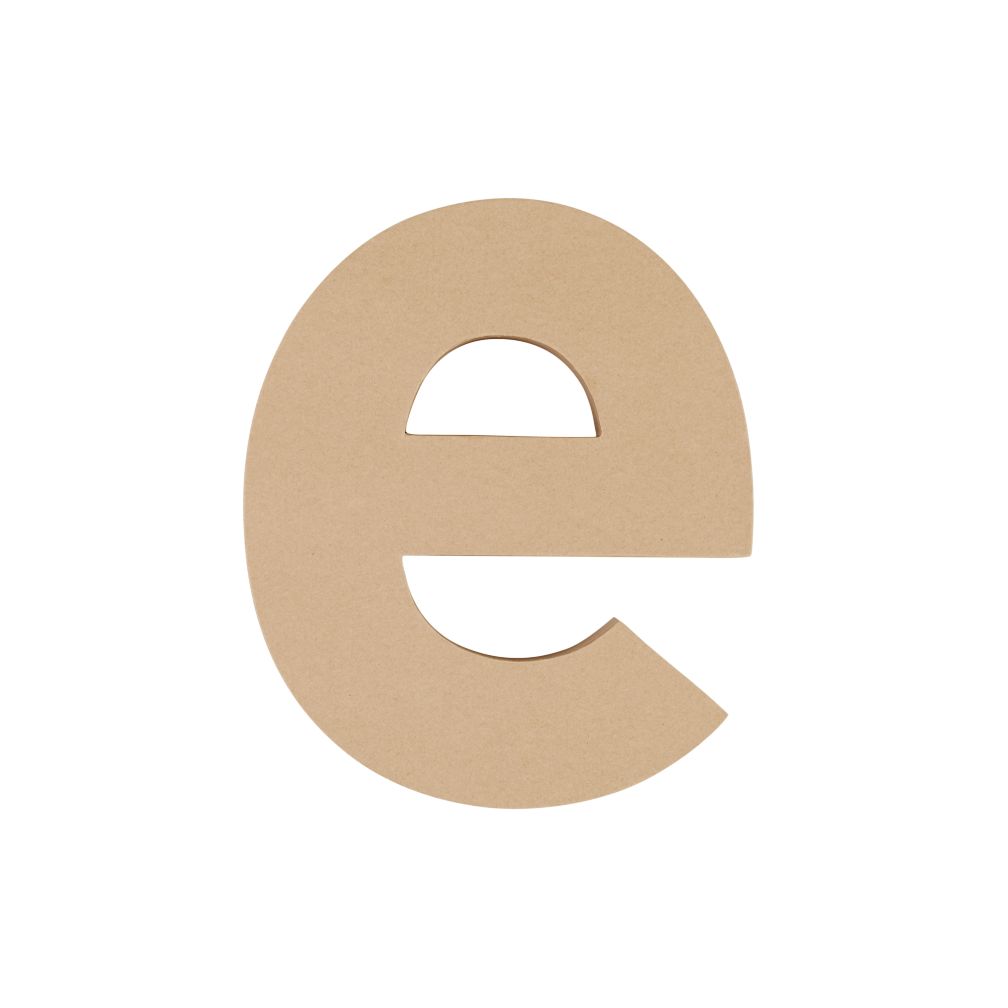 Large E Crafty Kraft Paper Letter