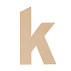 Large K Crafty Kraft Paper Letter