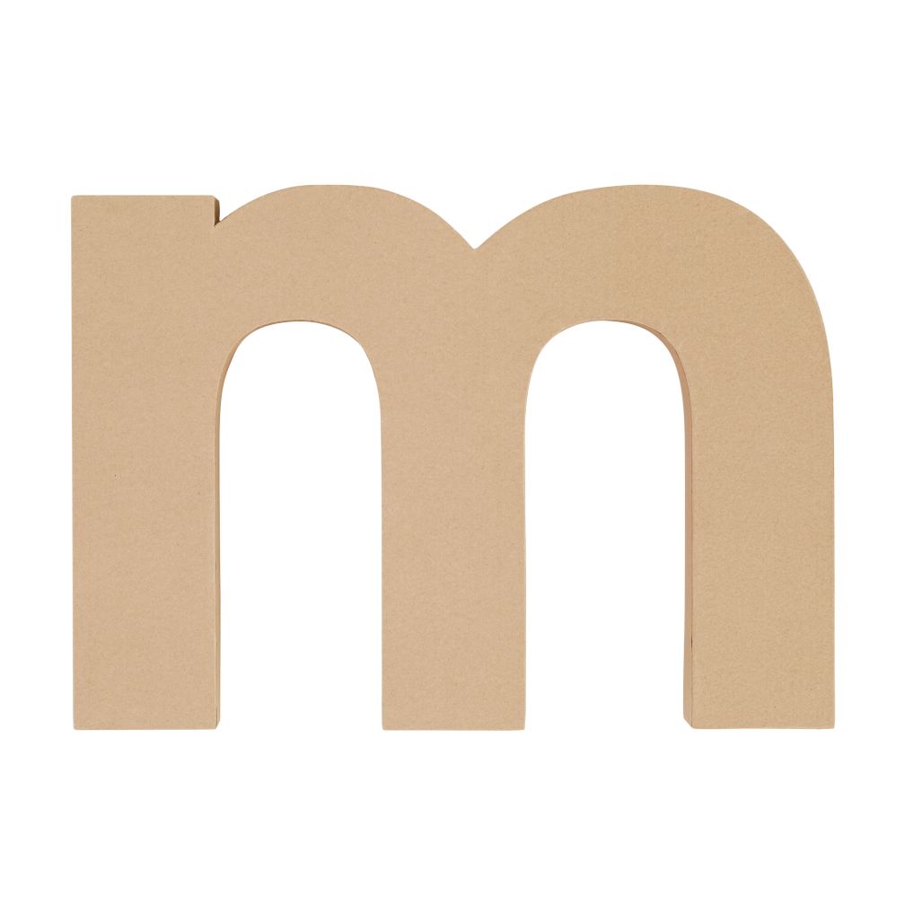 Large M Crafty Kraft Paper Letter