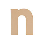 Large N Crafty Kraft Paper Letter