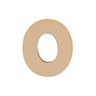 Large O Crafty Kraft Paper Letter