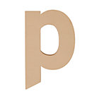 Large P Crafty Kraft Paper Letter