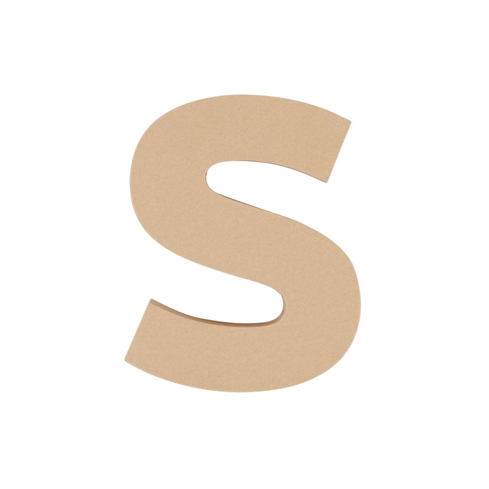 Large S Crafty Kraft Paper Letter