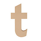 Large T Crafty Kraft Paper Letter