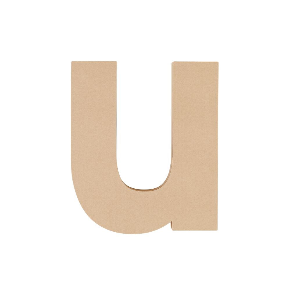 Large U Crafty Kraft Paper Letter