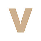 Large V Crafty Kraft Paper Letter