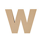 Large W Crafty Kraft Paper Letter