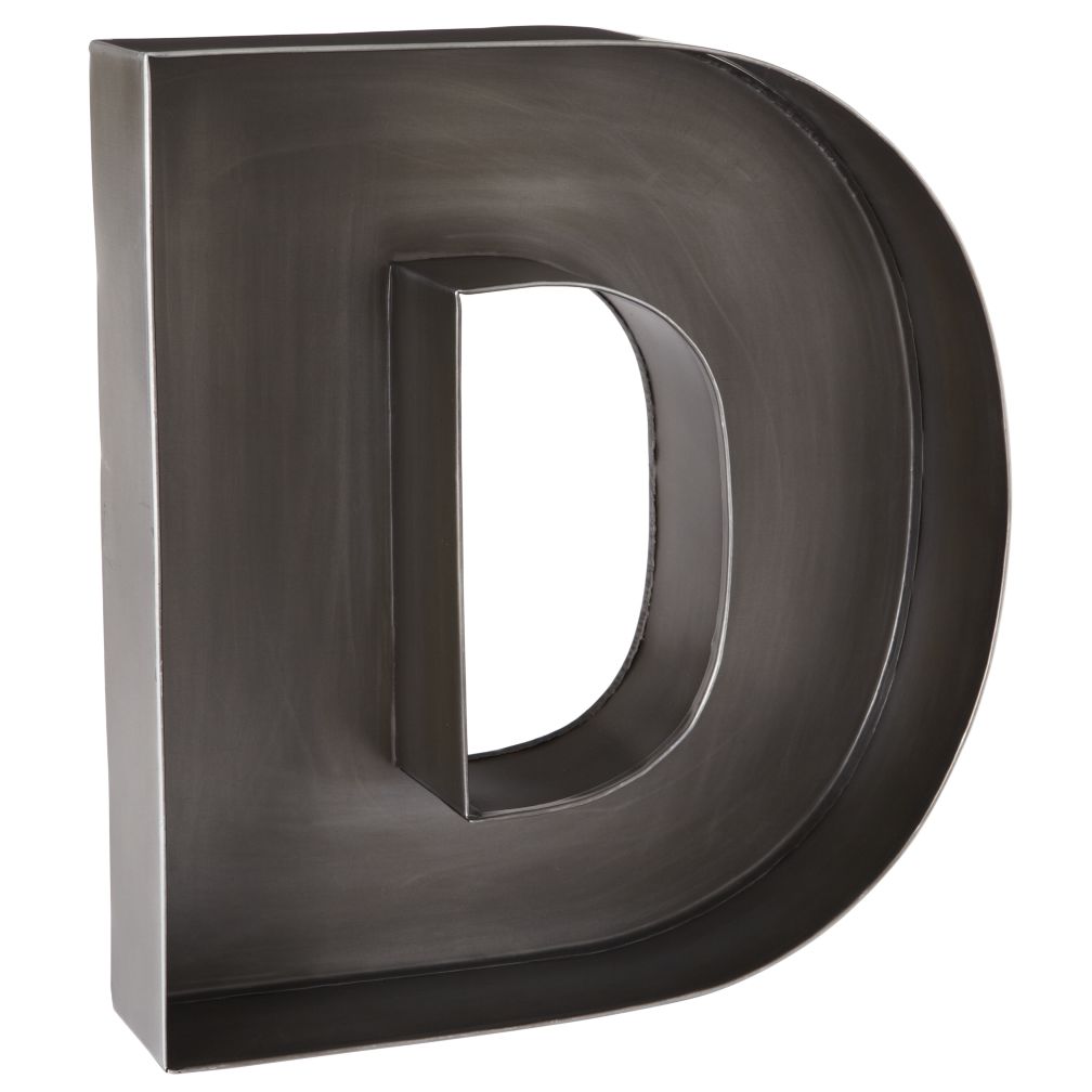 D Magnificent Metal Letter