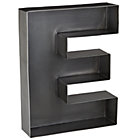 E Magnificent Metal Letter