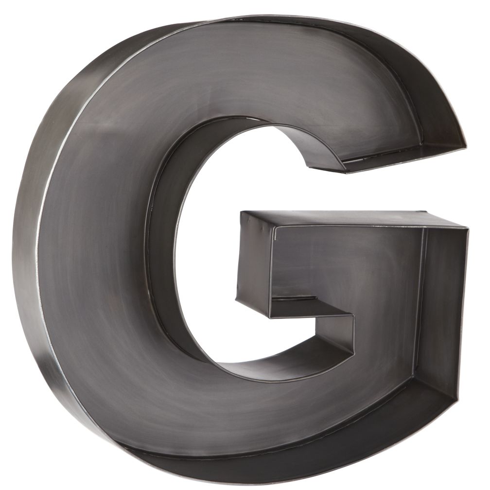 G Magnificent Metal Letter