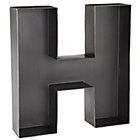 H Magnificent Metal Letter