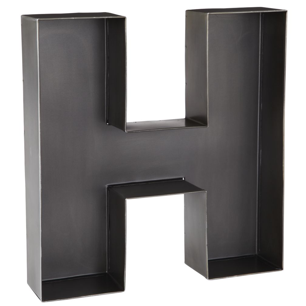 H Magnificent Metal Letter