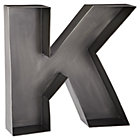 K Magnificent Metal Letter