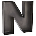 N Magnificent Metal Letter